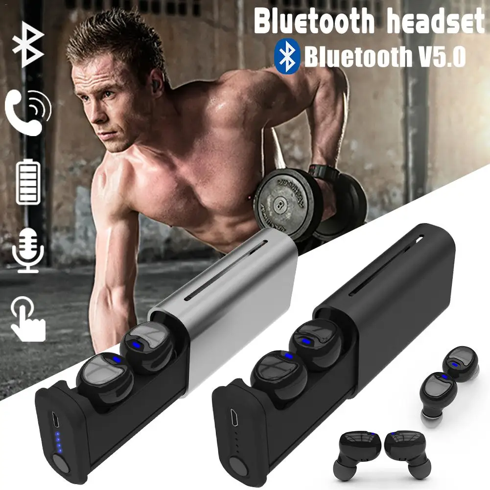 New 5.0 Fully Automatic In-Ear Wireless Mini Bluetooth Headset Stereo TWS Sports Earphone headset G1 New 5.0 Fully Automatic In-Ear Wireless Mini Bluetooth Headset Stereo TWS Sports Earphone headset G1