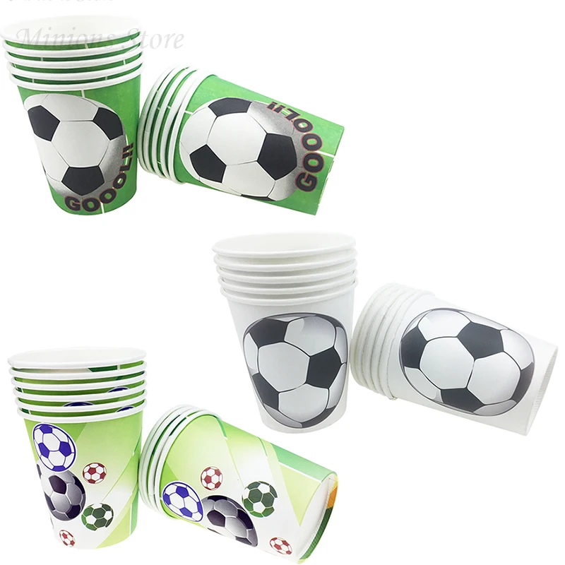 Buy 10pcs/lot Cute Football Disposable Cups for happy