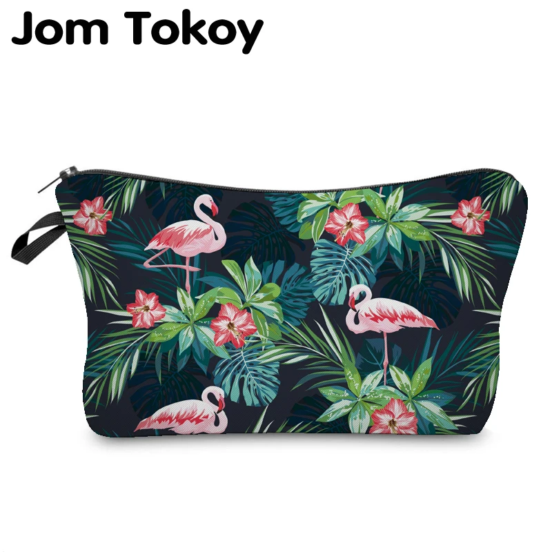 

Jom Tokoy 2019 Cosmetic Organizer Bag Make Up Heat Transfer Printing Cosmetic Bag Fashion Women Brand Makeup Bag Hzb914