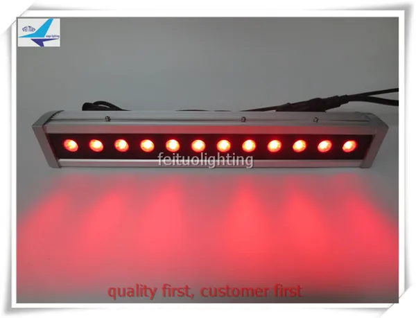 

8pcs/lot Outdoor led building lighting 12x10w 4in1 led strip bar ip65 dmx512 led rgbw wall washer light