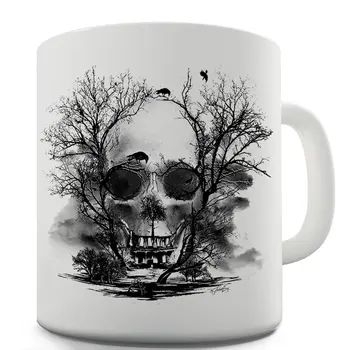 

Scary Trees Skull 11 OZ Funny Mug