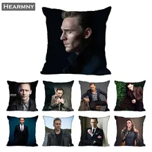 Tom Hiddleston Pillow Case For Home Decorative Pillows Cover Invisible Zippered Throw PillowCases 40X40 45X45cm