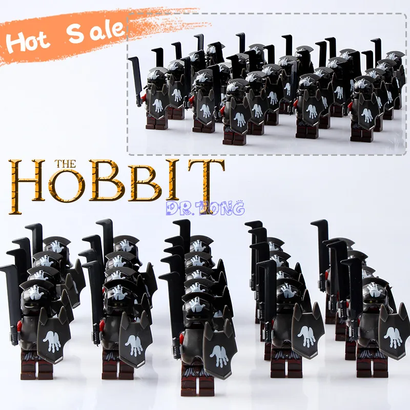 DR.TONG 21PCS/Lot Medieval Castle Knights Hero of Sparta The Lord of the Rings Mini Building Blocks Brick Armor The Hobbit Toy the lord of the rings the hobbit the concert berlin