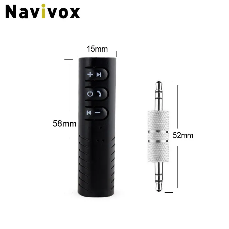 Универсальный автомобильный мини адаптер Navivox с разъемом 3 5 мм и Bluetooth
