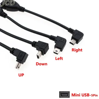 

JCD 1pcs USB A 2.0 Female to Mini USB B Male OTG Adapter Date Cable For Car Audio DVD GPS 14CM
