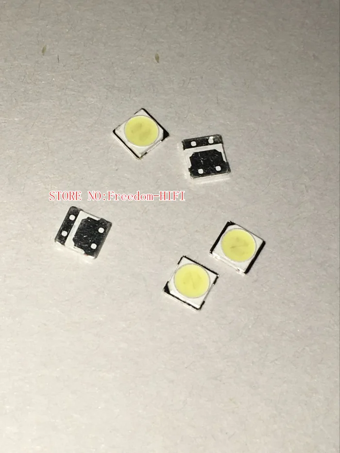 500 шт./лот LG SMD СВЕТОДИОДНЫЙ 3535 6V холодный белый 2W для ТВ/ЖК-подсветки