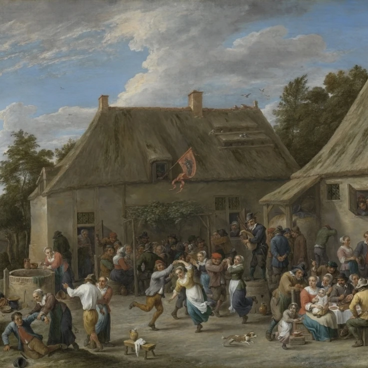 Peasant Kermis Poster Print (24 x 18)