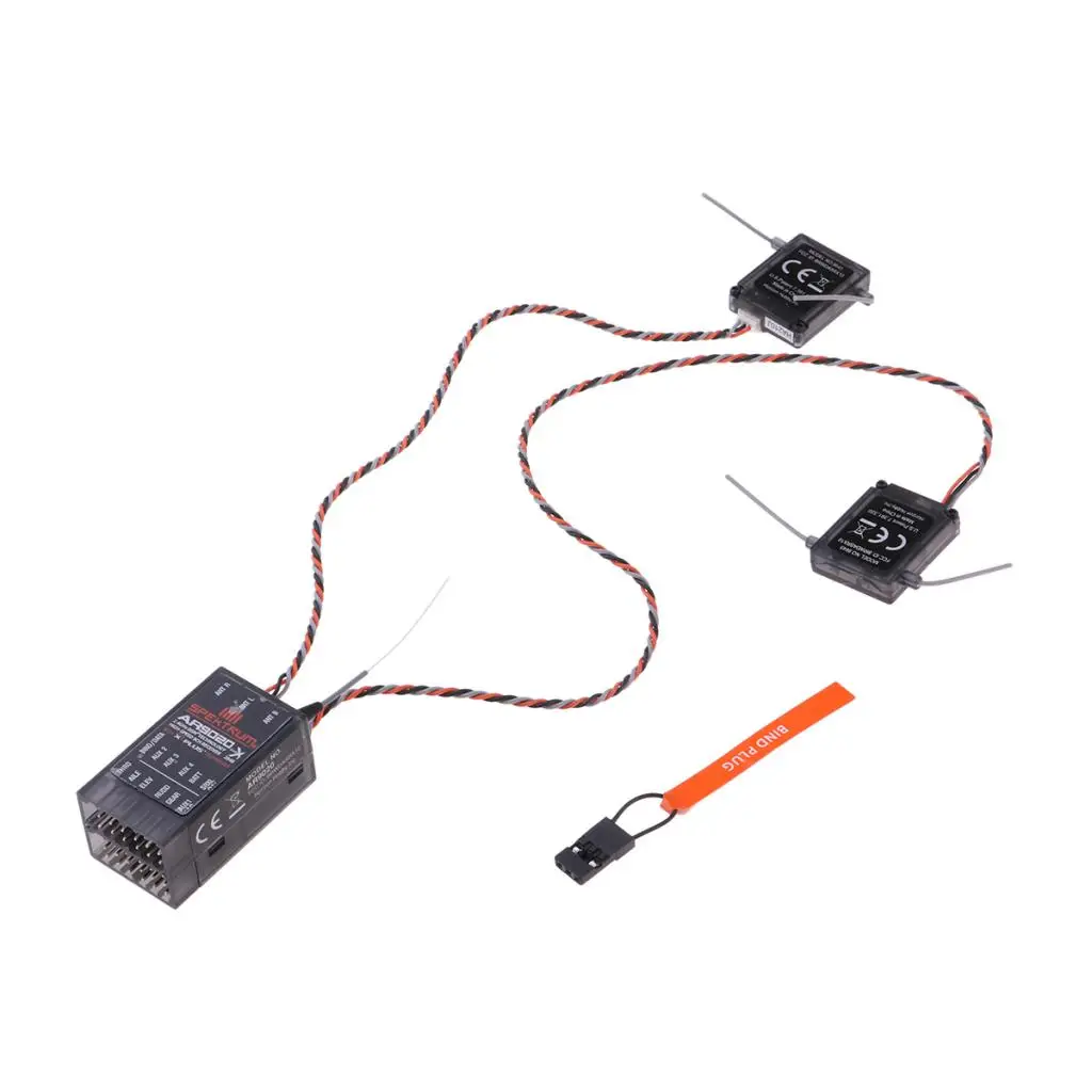 

Dsmx DSM2 Remote Receiver For Spektrum DX6I DX18 DX8 DX9 DEVO10 Transmitter,AR9020 - 9Ch