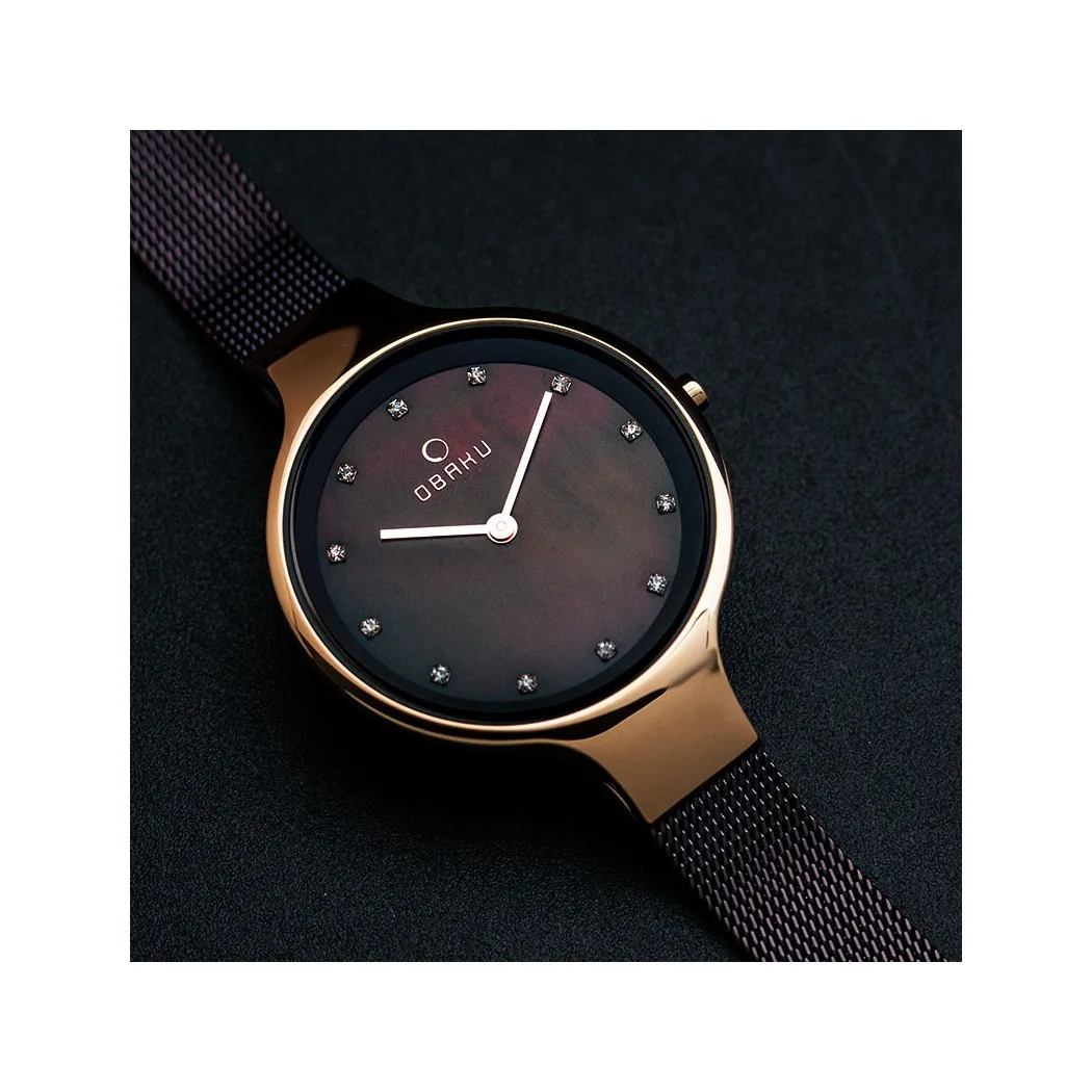 Наручные часы Obaku V173LXVNMN женские кварцевые на браслете|Женские часы| |