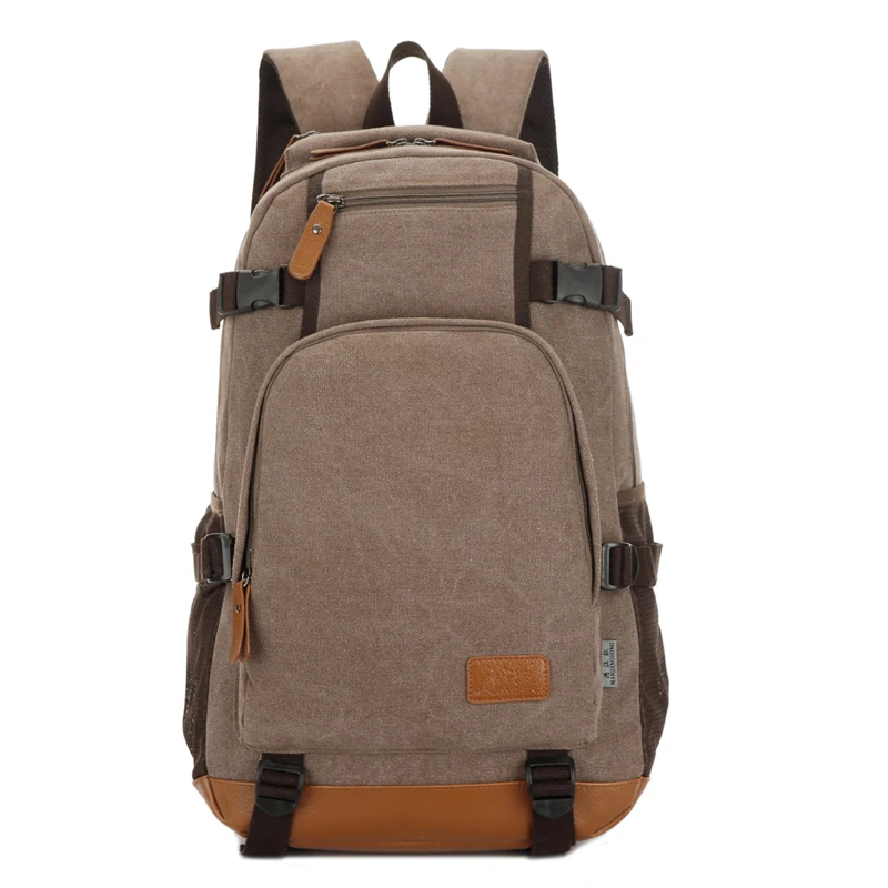 Goedkoop Hoge capaciteit Reizen Laptop Mannen Rugzak 14 15.6 inch Multifuntion Zak College Schooltassen canvas Notebook Rugzakken + Gratis geschenk
