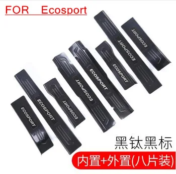 

Stainless Steel car Protective threshold bar Scuff Plate/Door Sill Door Sill For Ford Ecosport 2018 Car styling