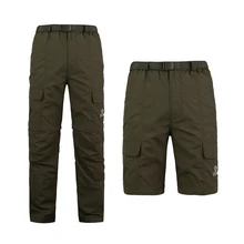Летние Для мужчин открытый Breathbale быстросохнущая Съемная Брюки для девочек мужской Восхождение Треккинг Тонкий Anti UV разборная 2 часть Шорты для женщин Мотобрюки