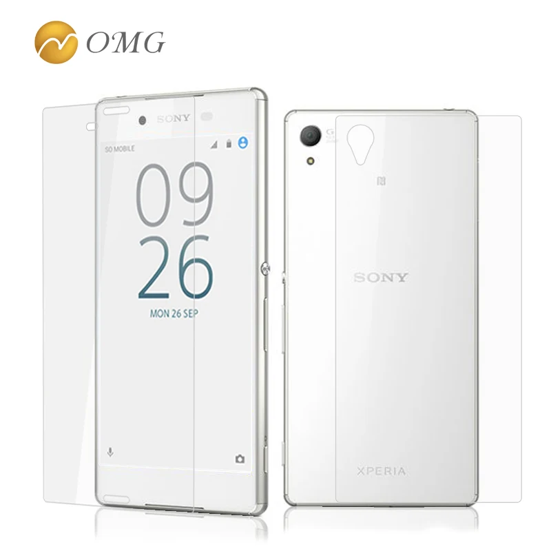 OMG Front+Back For Sony Xperia Z3 D6603 D6643 D6653 D6616 D6633 L55 Tempered Glass Screen Protector phone case Film | Мобильные