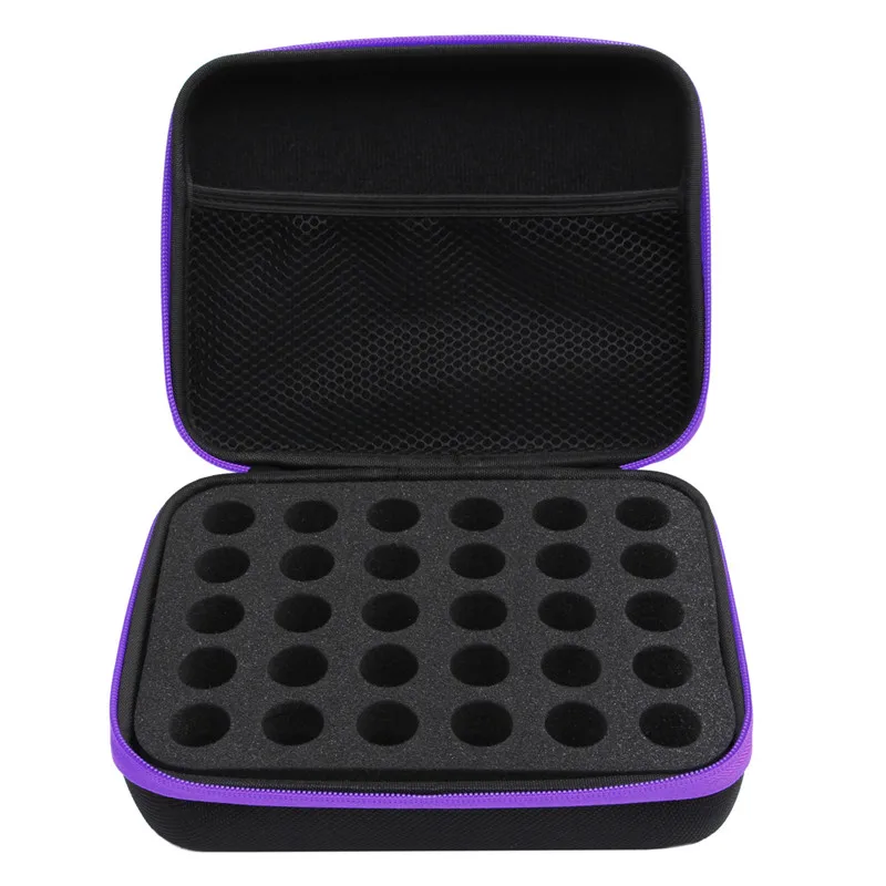 Estuche portátil de aceite esencial soporte de transporte 5 ml/10 ml/15 ml aceite de Perfume esmalte de uñas Organizador bolsa de almacenamiento caja de viaje Estuche portátil de aceite esencial soporte de transporte 5 ml/10 ml/15 ml aceite de Perfume esmalte de uñas Organizador bolsa de almacenamiento caja de viaje