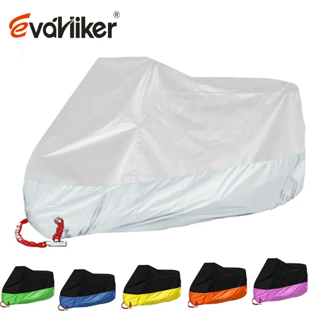 US $8.76 190D AAAAA Silver Motors Bike Motorcycle Covers Dust Waterproof Outdoor Indoor Rain Protector Cover
