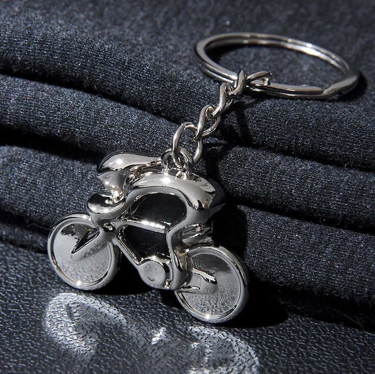 new arrival high quality metal bike key chain bicycle keychain metal