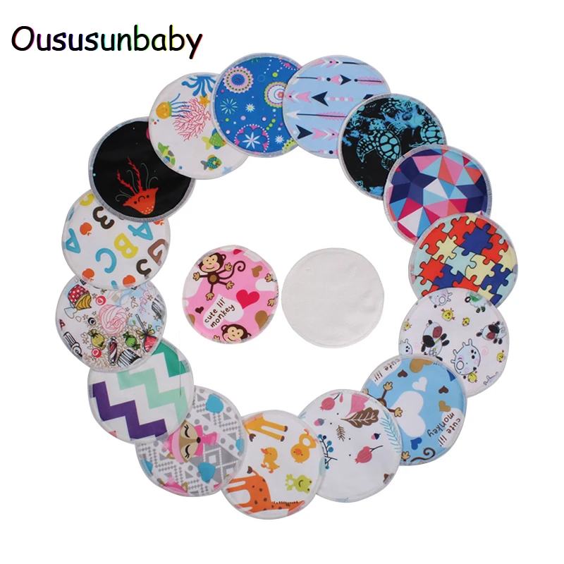 Oususunbaby многоразовые бамбуковые прокладки для груди органические кормления