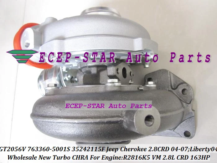 GT2056V 763360 763360-5001S 763360-0001 35242115F Turbo Turbocharger For Jeep Cherokee 2.8L CRD 2004-07 Liberty 2004 150HP 163HP R2816K5 VM (3)