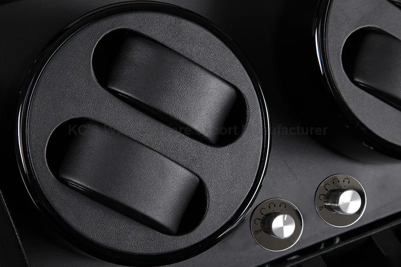 Automatic Rotation 4 + 6 Watch Winder Storage Display Case Box Best Gift GC03-D31BB
