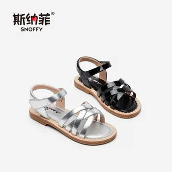 

Kids Summer Sandals New Designer Children Flat Shoes Breathable Gladiator Girls Beach Sandals Open Toe Princess Shoes TX333