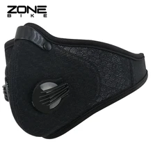 ZONEBIKE нейлон велосипед Маска Фильтр Велоспорт Facemask анти-загрязнения велосипед половина лица щит дышащий пыле маске