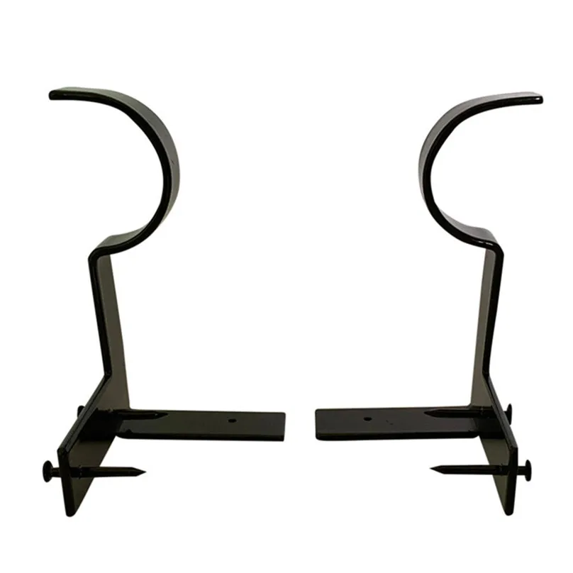Single Hang Curtain Rod Holders Bracket Into Window Frame Curtain Rod Bracket Window-Dressing Hardware #4M13 (8)