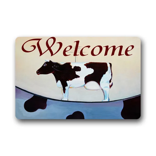Memory Home Новое поступление милая корова Добро пожаловать коврик для входной двери