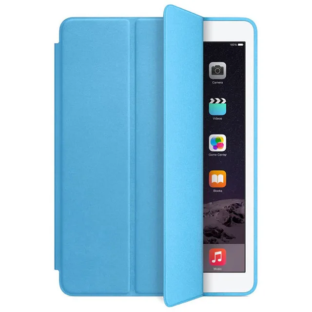 Высококачественный чехол из искусственной кожи для нового iPad Mini 5, Магнитный умный чехол для iPad Mini 4 7,9 дюймов+ пленка+ стилус - Цвет: Синий