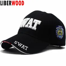 Бейсбольная кепка LIBERWOOD SWAT с 3D вышивкой, Нью-Йорк, городской спецназ, Мужская тактическая Кепка, Мужская армейская Кепка