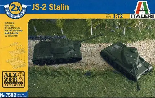 

7502 1/72JS-2 STALIN Fast Tank Imposition 2 Vehicles