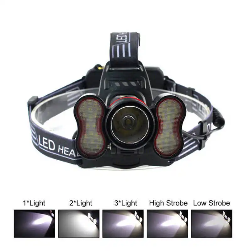 

30000LM XM-L T6 41LED Sensor Headlamp Micro USB Fishing Head light Flashlight powerful led flashlight 18650 fanatic #4S18