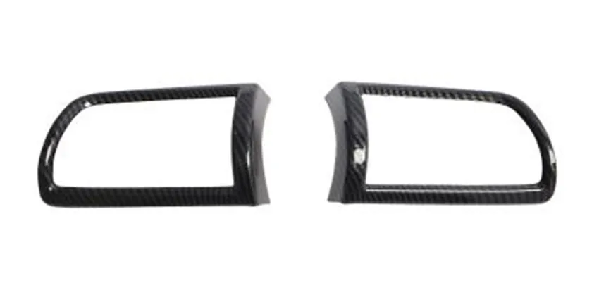 2 шт./лот ABS углеродного волокна зерна спереди с обеих сторон Кондиционер Выход украшения Обложка для Mithsubishi Eclipse Cross