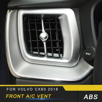 

Auto Car Front A/C Vent Frame Air Condition Vent Trim Cover Sticker Accessories for Volvo XC60 2018