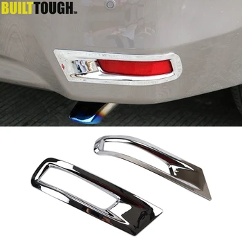 

Fit For Toyota Corolla Altis 2014 2015 2016 2017 Chrome Rear Bumper Fog Light Lamp Cover Trim Reflector Foglight Garnish Molding