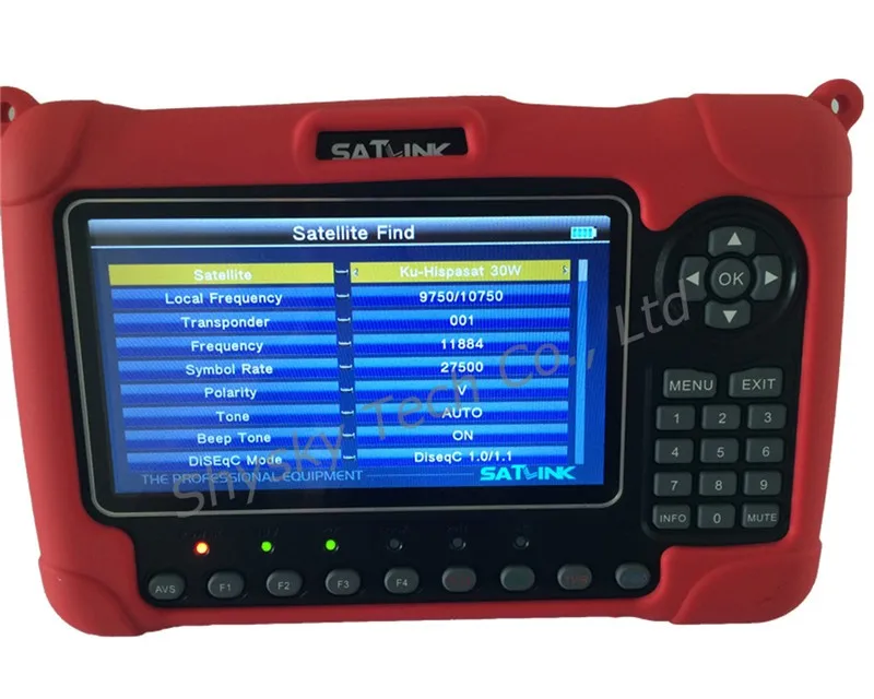 SATLINK WS-6980 DVB-S2+ DVB-C+ DVB-T2 комбинированный оптический анализатор спектра обнаружения мощности спутниковый искатель