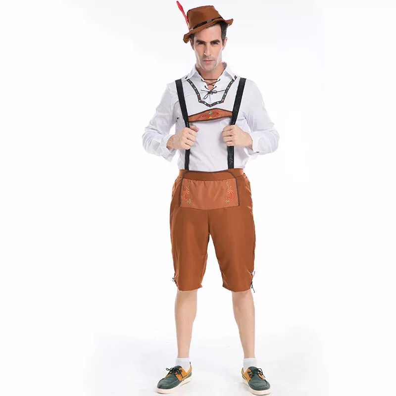 Boys Bavarian Lederhosen Oktoberfest Fancy Dress Costume Outfit 5-12 Years