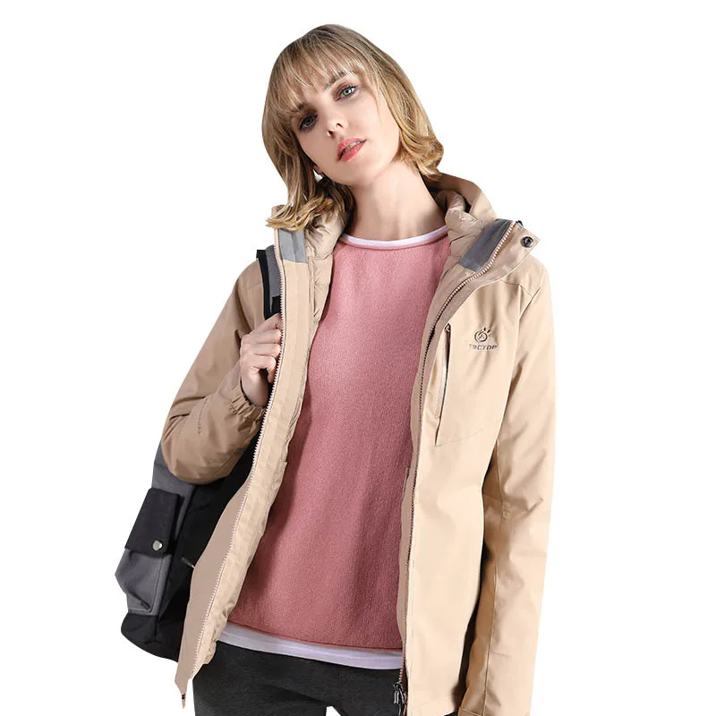 

Women Outdoor Sports Jackets Detachable Thick Fleece Hiking Climbing Moutanin Jacket Windproof Camping Trekking Windbreakers