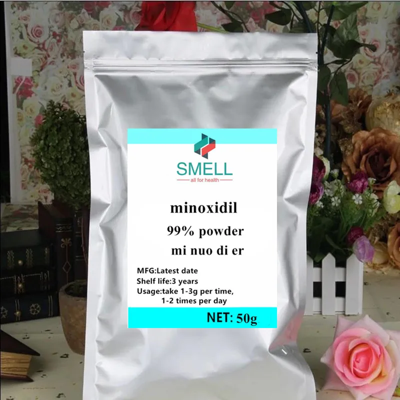 

Hair Loss Series Product In Stock Minoxidil powder 99% mi nuo di er quality Free Transportation