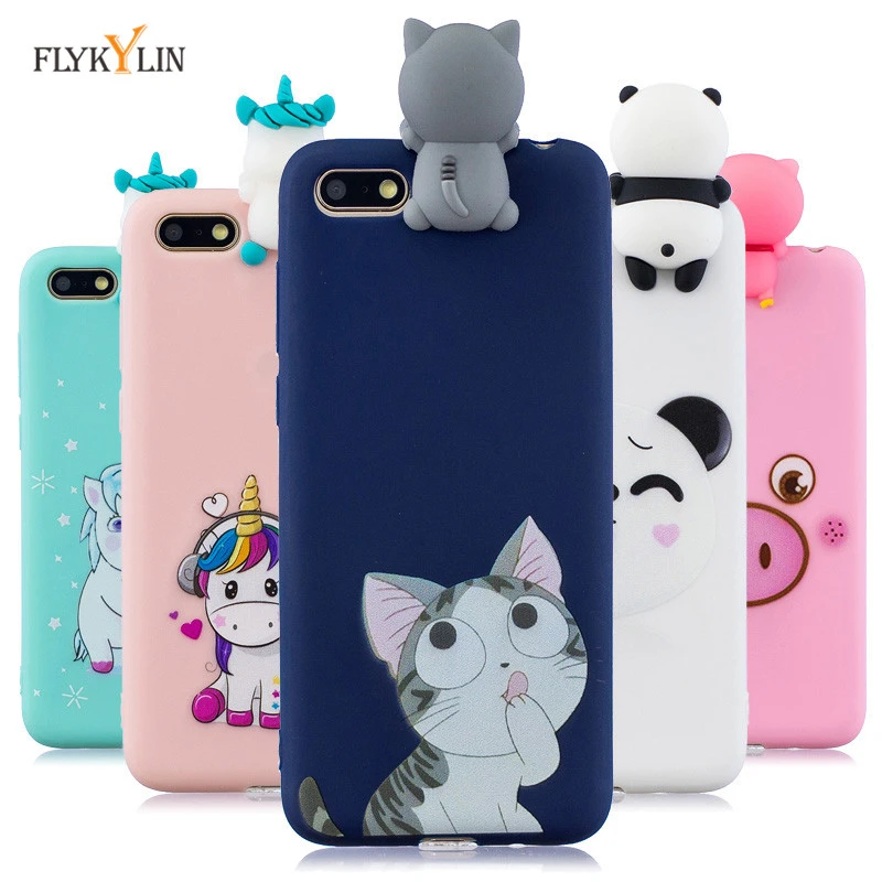 Honor 7A 8A Silicone Case on sFor Huawei honor 7A DUA-L22 Case for Huawei Y5 Prime 2018 Y6 Prime 2019 Cover 3D Soft Phone Cases cute phone cases huawei