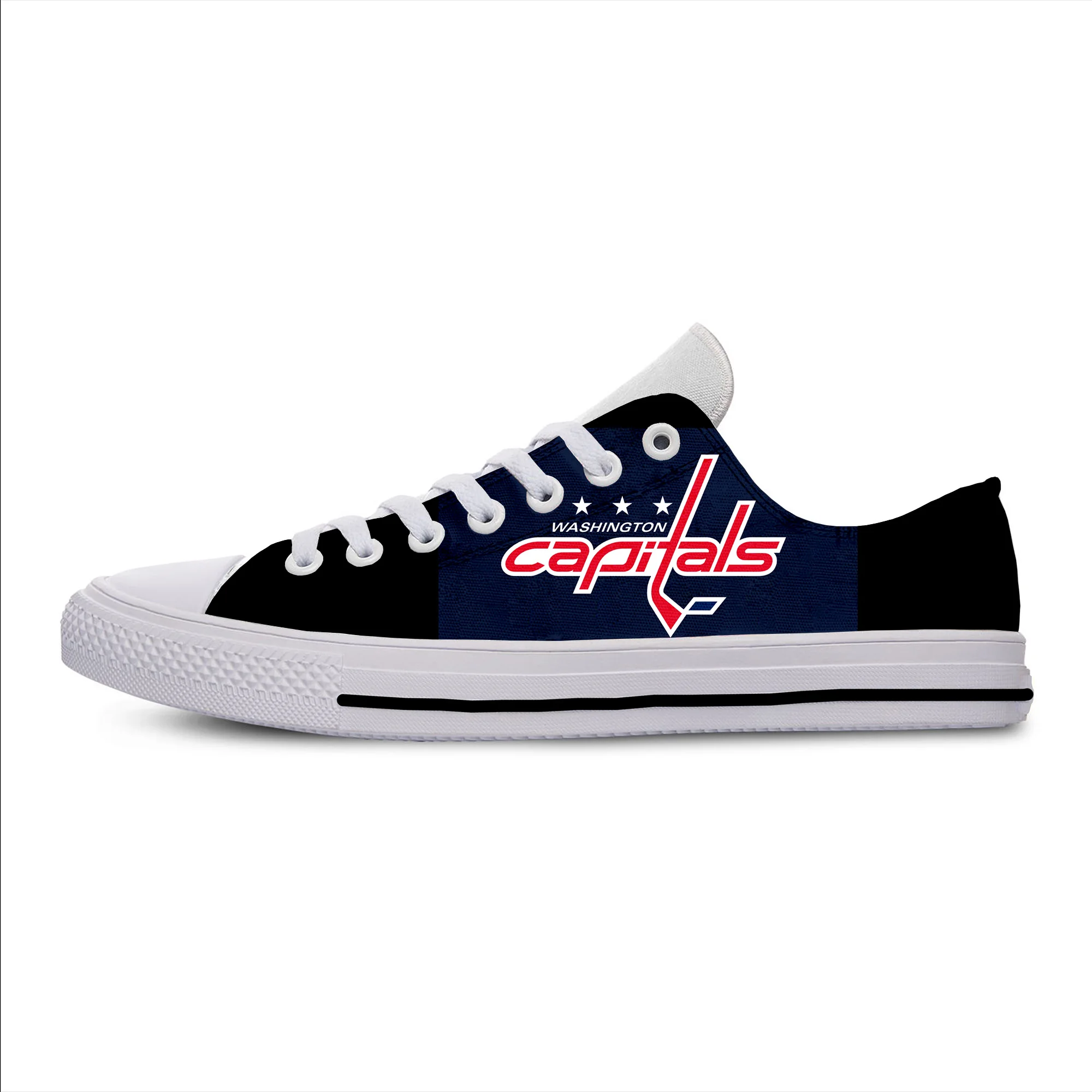 

2019 Newest Shoes Hockey League Team Confortable Light Weight Shoes Washington Capitals Logo Casual Sneakers