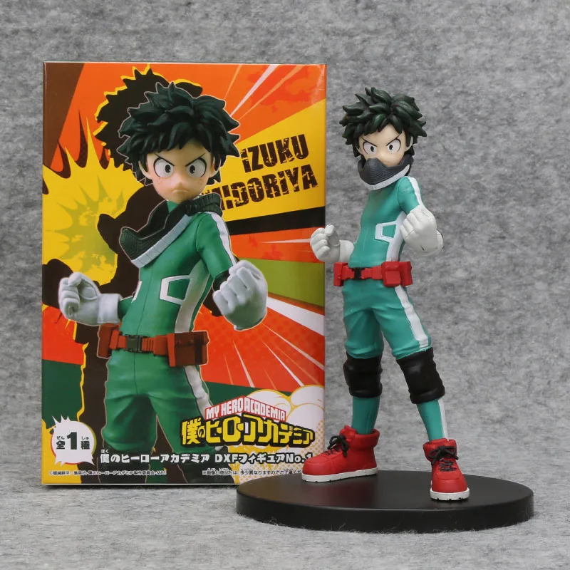 Мой герой Academy DXF фигурка мидория изуку Bakugou катсуки боку Nendoroid no Hero Academy#705#686 Коллекционная модель игрушки - Цвет: green box