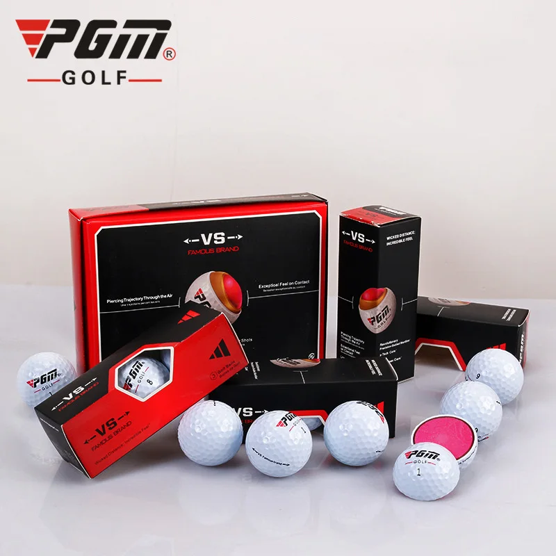

PGM Golf Ball Gift Box Package Golf Ball Set Game Use Ball 3PCs Set or 12PCs Set Q017