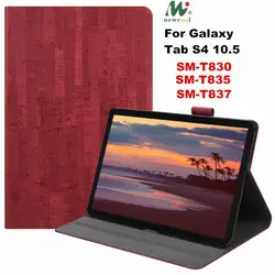 T830 Ретро Бизнес магнит Смарт кожаный чехол флип-чехол для Samsung Galaxy Tab S4 10,5 10,5 "SM-T830 T835 T837 планшет чехол