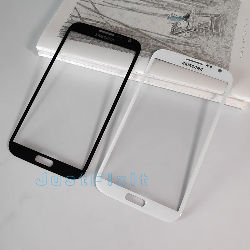 Для samsung Galaxy Note 2 N7100 GT-N7100 N7105 ЖК-дисплей сенсорный экран Панель переднее стекло линзы запчасти