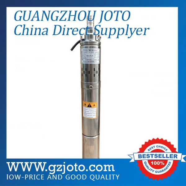 

Household 50M Lift Stainless Steel Screw Submersible Water Pump AC Power Deep Well Pump For River Model:QGD-1.2-50-0.28