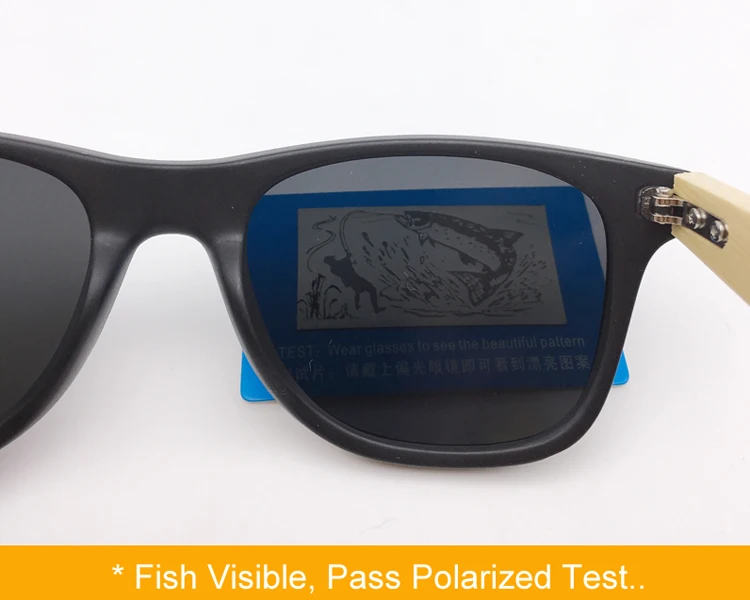 Ralferty Quality Bamboo Sunglasses Polarized Women Men Mirrored Black Sunglass Male Sun Glasses Driver Shades Real Wood Eyewear