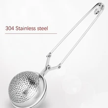 304 Нержавеющая сталь заварочный чайник с ситечком мяч Форма сеточка для заваривания чая фильтр многоразовые Чай мешок для чай со специями инструмент 20 шт./лот
