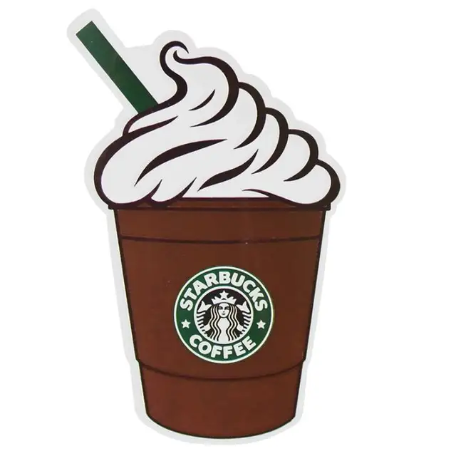 Starbucks Coffee Logo Frappuccino Luggage Skateboard Laptop Car Bumper Sticker Starbucks Coffee Logo Frappuccino Luggage Skateboard Laptop Car Bumper Sticker