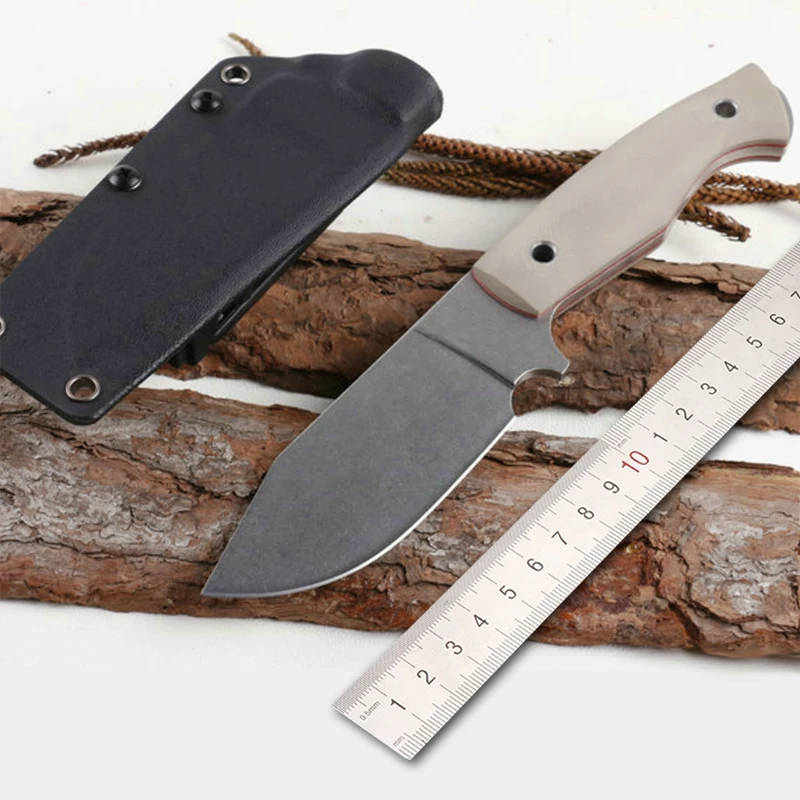 free shipping High end D2 Survival Knives Fixed Blade Tactical Knife