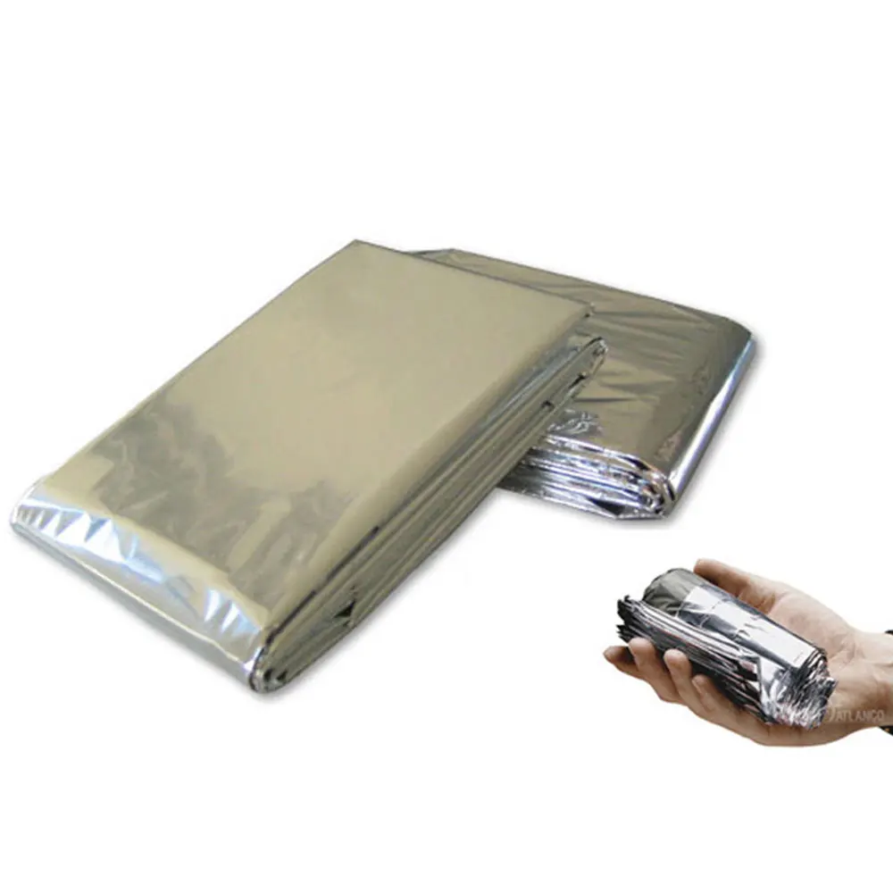 3pcs Outdoor Survive Thermal Blanket Mylar Lifesave Hypothermia Rescue